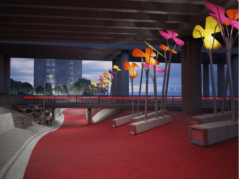 Garscube Landscape Link, Phoenix Flowers, Glasgow