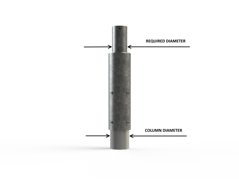 lamppost column reducer