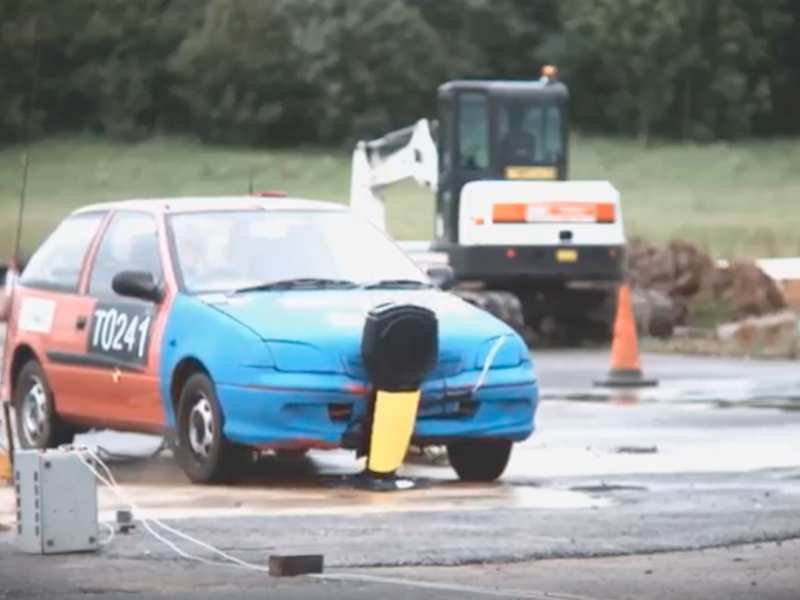 flexible bollards