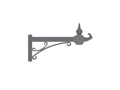 wall mounted decorative bracket